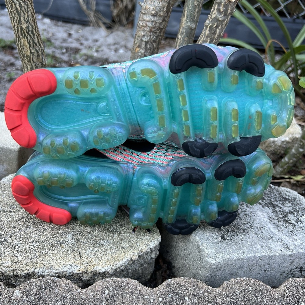Nike Air Vapormax Flyknit 3 NBY South Beach Womens Shoes AJ6910-500 Size 7.5 - Picture 7 of 9